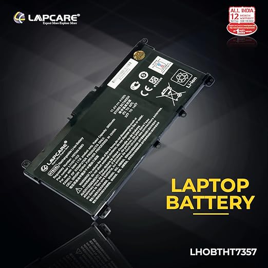 Lapcare HT03XL L11119-857 L11119-855 L11421-542 Laptop Battery Compatible with Hp Pavilion 14-CE0000 Series: 14-ce1056wm 14-ce0064st 14-ce0006dx 14-ce0025tu Battery-- MPN: HT03XL 1 Year Warranty - Image 2