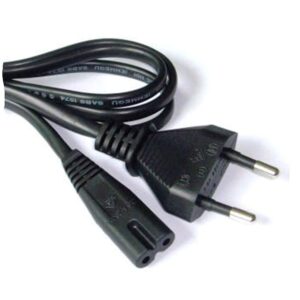 LS LAPSTER Accessories Power Cable Cord 2 Pin Laptop Adapter and Tape Recorder 1.8m