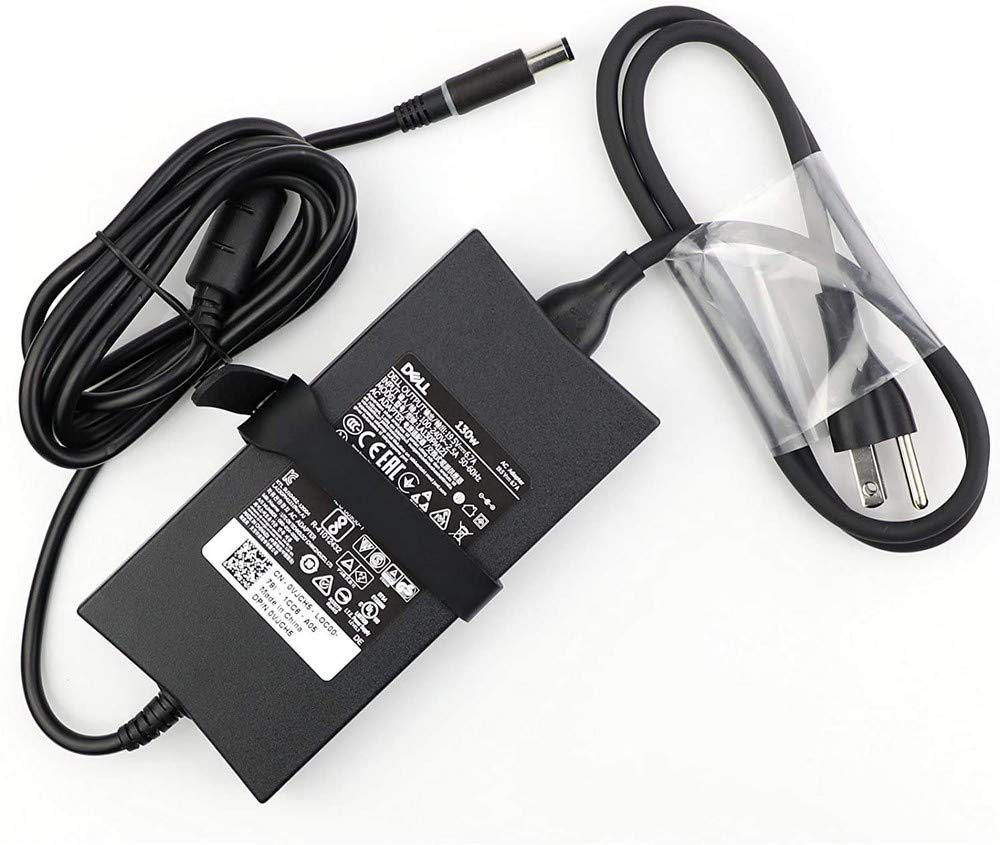 Dell 130W AC Adapter 19.5V 7.4mm Pin Laptop Charger Adapter With Power Cord-- MPN: JU012 - Image 2