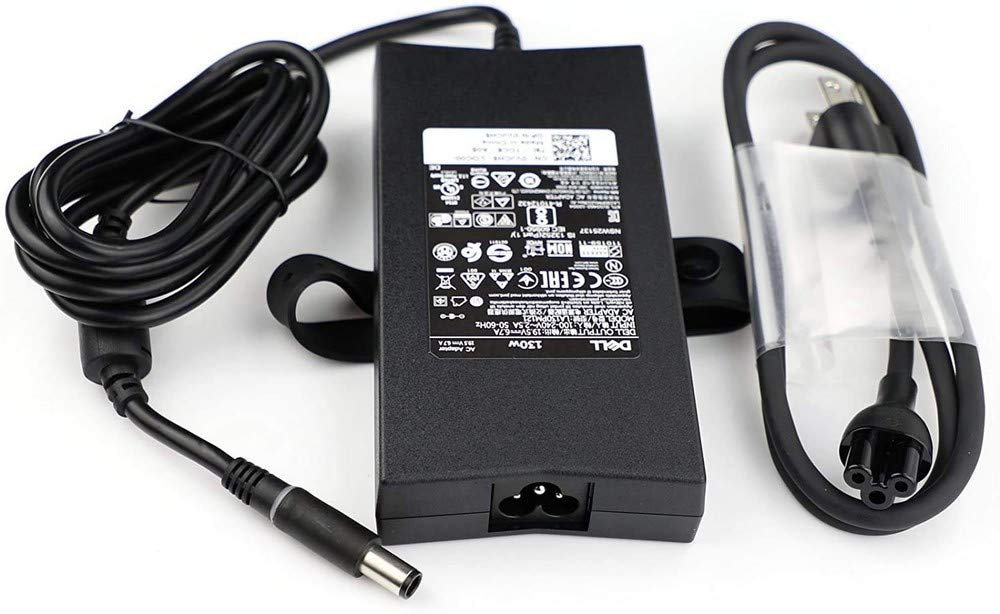 Dell 130W AC Adapter 19.5V 7.4mm Pin Laptop Charger Adapter With Power Cord-- MPN: JU012 - Image 5