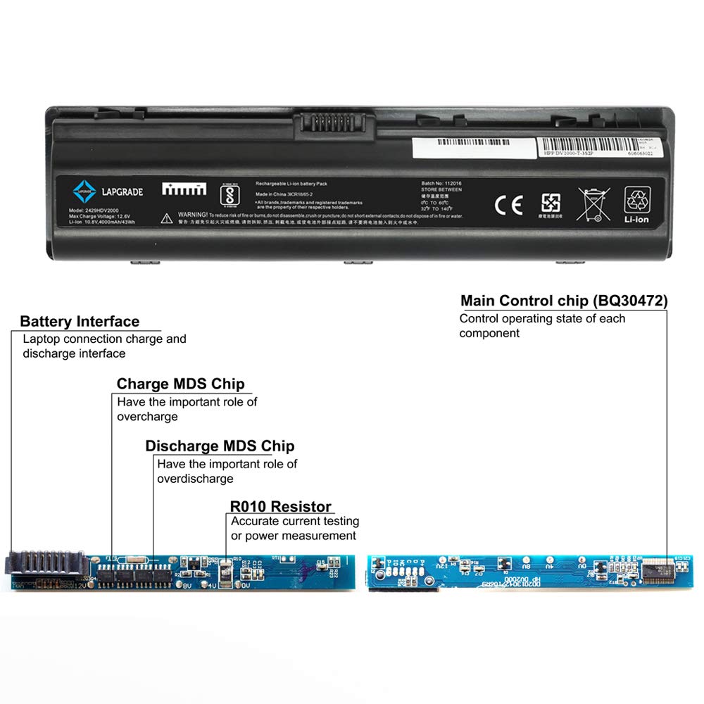 Hp VE06 Battery for HP Pavilion DV2000,DV6000,Presario V3000,V6000-- MPN: VE06/DV2000 - Image 5