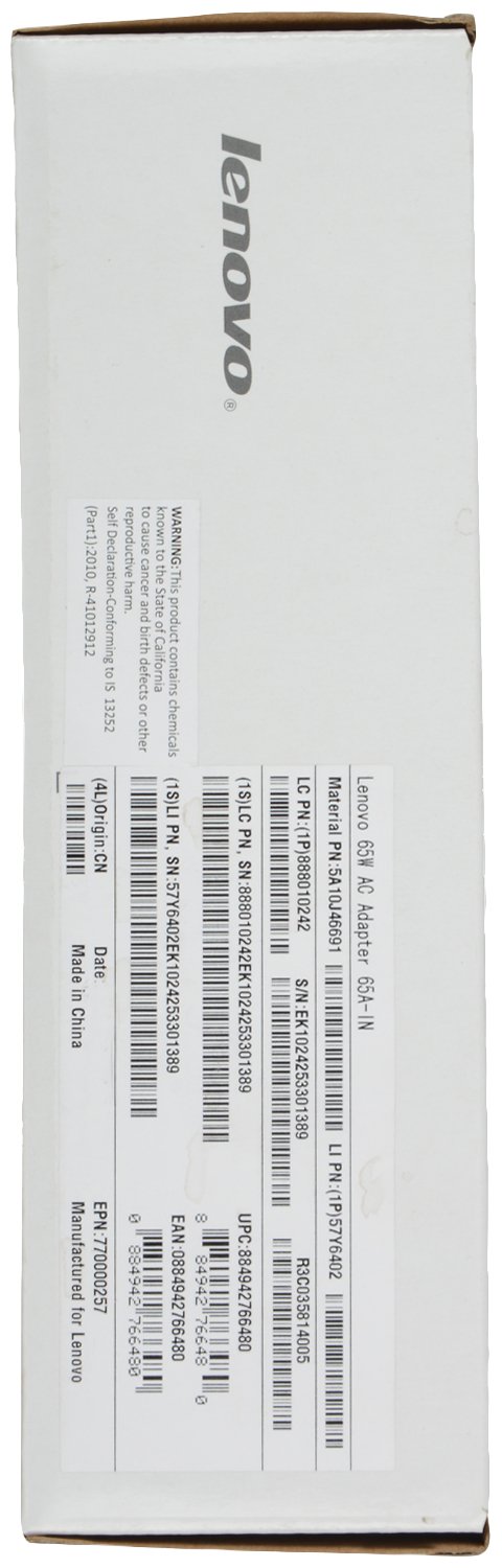 Lenovo 20V 3.25A 65W Replacement Ac Adapter For Ibm & Lenovo Notebook-- MPN: Lenovo 65W Long - Image 4