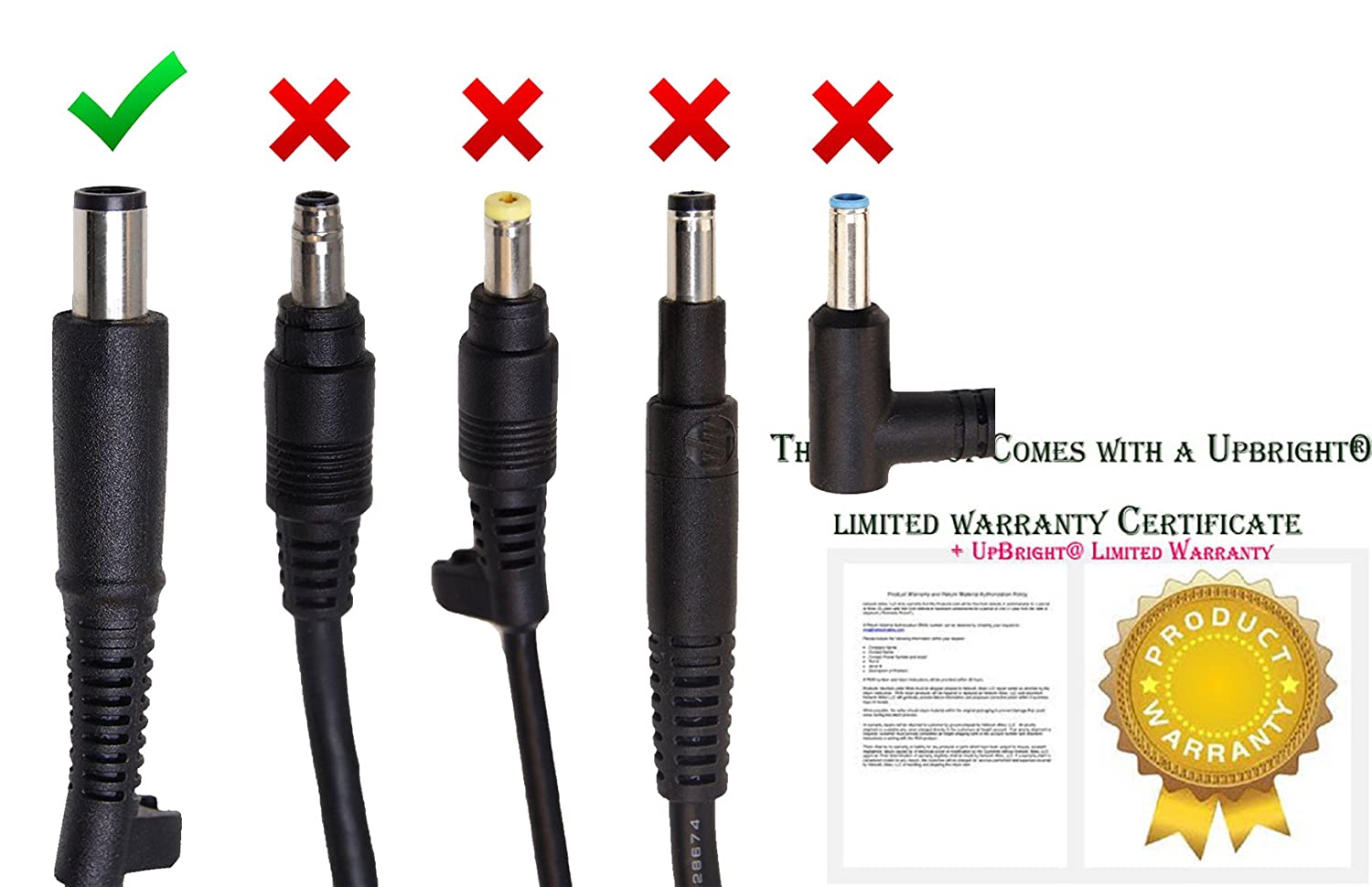 HP 180W 19v 9.5a 19.5v 9.23a AC/DC Adapter Compatible with HP original HP ENVY Curved 34-a000 34-a001a 34-a010 M9Z77AA - Image 2