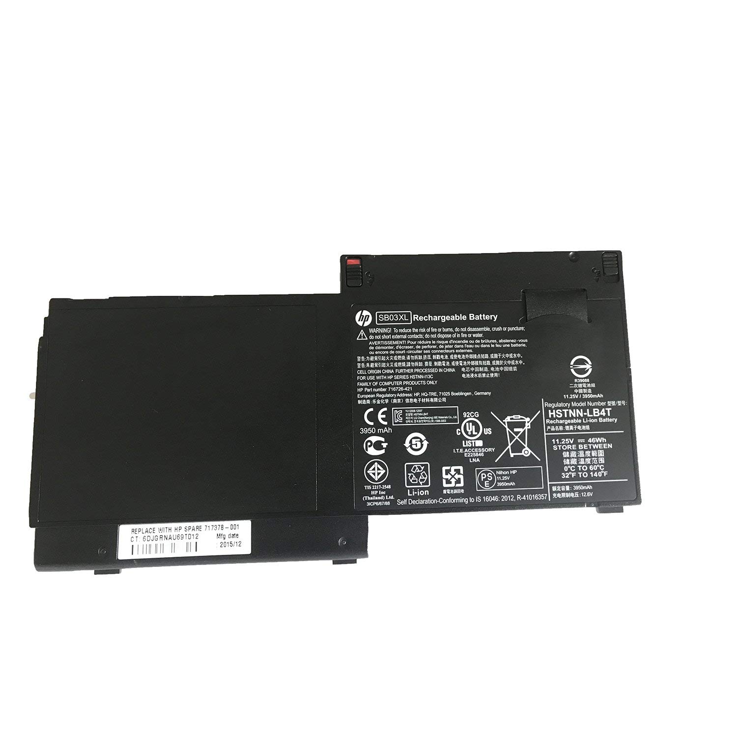 11.1V 4200Mah New HP original Laptop Battery for HP HSTNN-LB4T SB03046XL SB03XL IB4T 820 G1 - Image 2