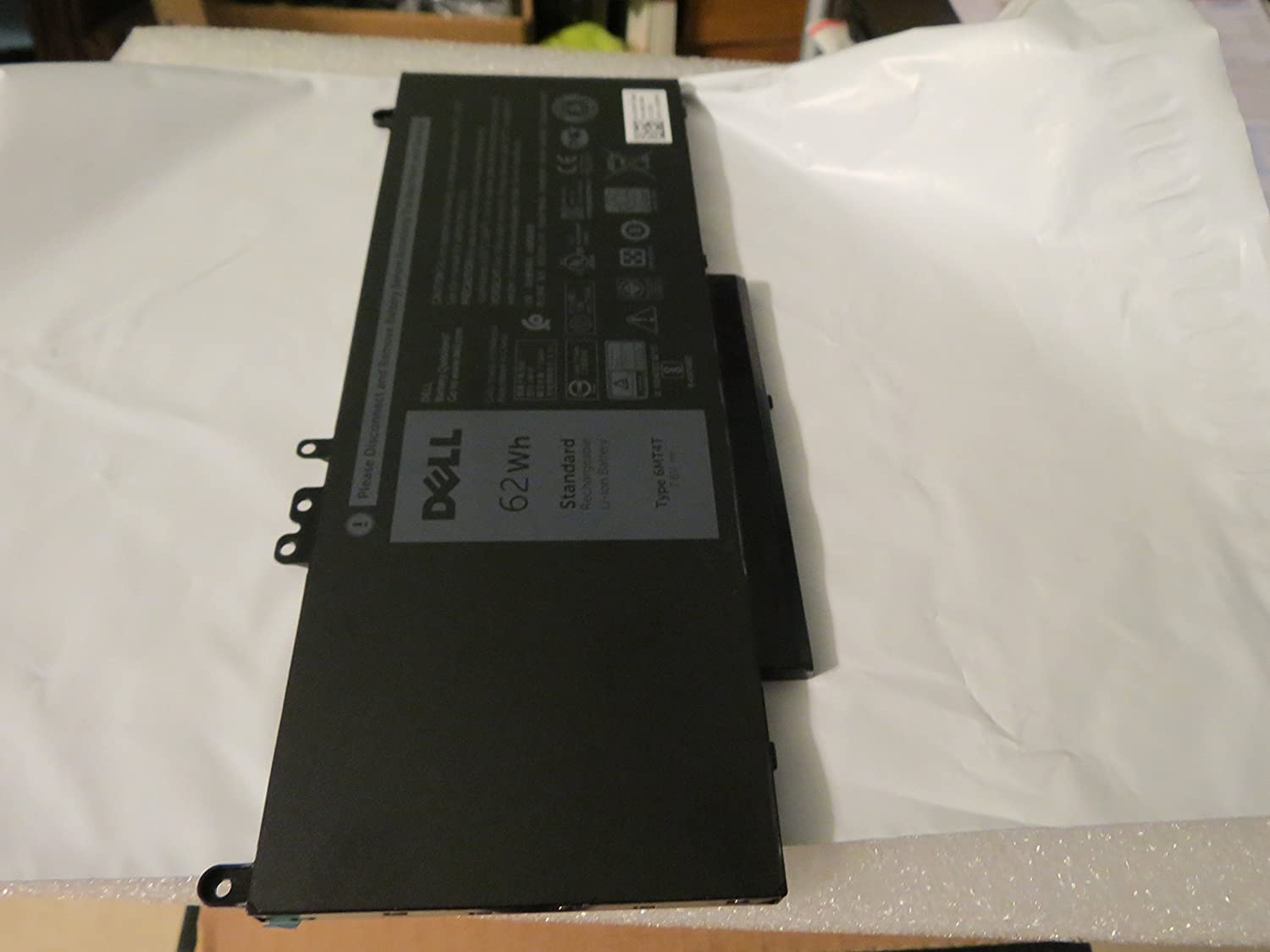 7,6 V 62WH 6MT4T New - laptop battery for Dell 63FK6 D10H3 Latitude E5450 E5470 E5570 series-- MPN: 6MT4T - Image 5