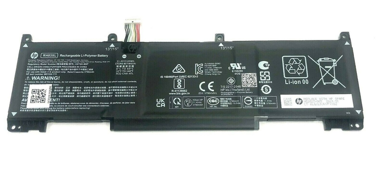 HP RH03XL Battery for HP ProBook 430 440 630 650 G8 HSTNN-OB1T HSTNN-DB0B