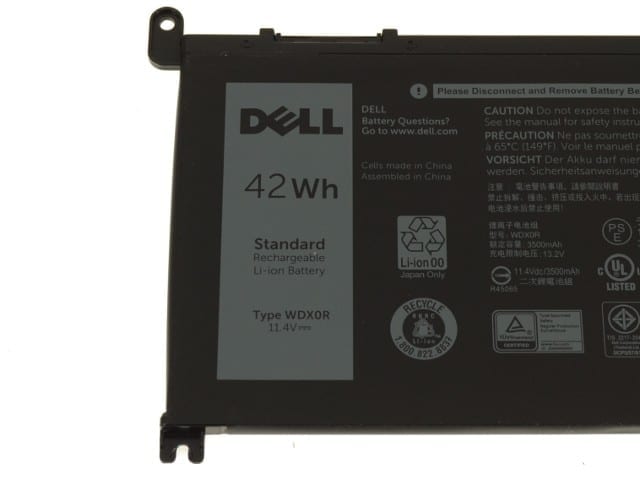 42Wh WDX0R Laptop Battery For DELL Inspiron 15 5568 7560 5567 / 13 7368 Series 13 5378 14-7460 7560 7570 7579 7569 P58F-- MPN: WDX0R - Image 2