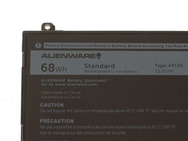 Dell Alienware 17 R4 / Alienware 15 R3 - 4-cell Laptop Battery (68Wh 44T2R) (99Wh 9NJM1)-- MPN: 9NJM1 - Image 2