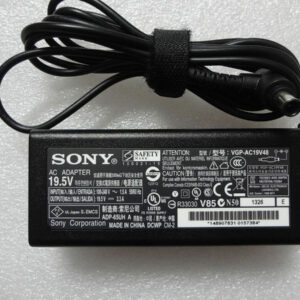 65W 19.5V 3.3A (6.5mm*4.4mm) Laptop AC Charger for Sony VPCCW13FX, SVF15A1M2EB-- MPN: SONY 65W Charger