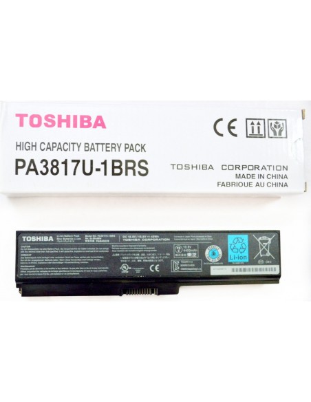 Original Battery for Toshiba Satelite A660, A665, C640, C650, C655, C660, C670 Series-- MPN: Toshiba 3817U